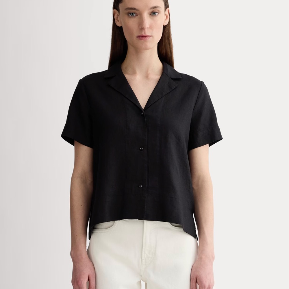 Everlane Black Button Down Shirt